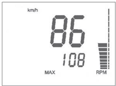 HUSQVARNA TXC 510 - 7- SPEED / V MAX / RPM (figure 7) - 2