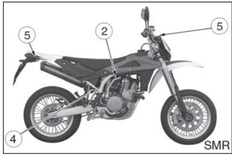 HUSQVARNA TXC 510 - SOSTITUZIONE LAMPADA LUCE TARGA (TE- SMR) - 7