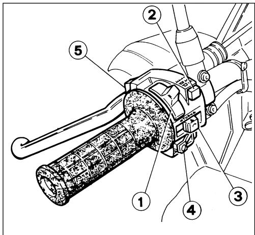 HUSQVARNA WR 250 - DRUCKKNOPF MOTORAN-HALTEN (USA/CDN) - 1