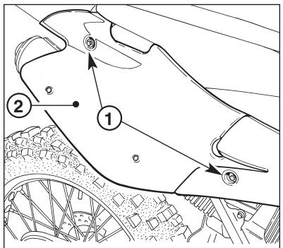 HUSQVARNA WR 250 - Proceed as follows: - 1