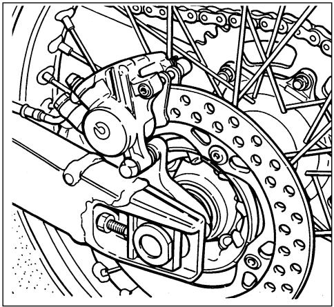HUSQVARNA WR 250 - USURE DES DISQUES FREINS - 1
