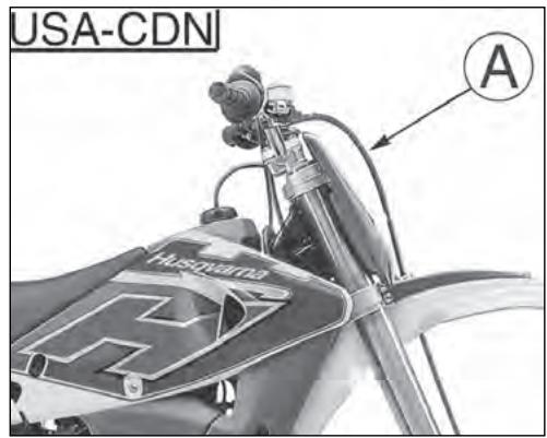 HUSQVARNA WR 250 - VIDANGE FLUIDE FREIN ARRIERE - 1