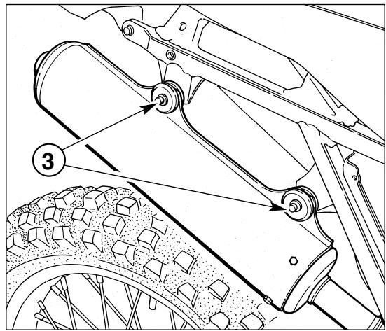 HUSQVARNA WR 250 - REPLACING MUFFLER DEADENING MATERIAL - 1