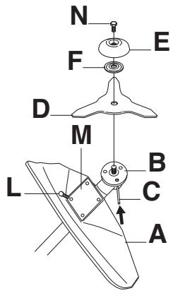HUSQVARNA 240 F - Fitting a blade guard, grass blade and grass cutter - 2