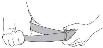 HUSQVARNA 240 F - Adjusting the harness - 1
