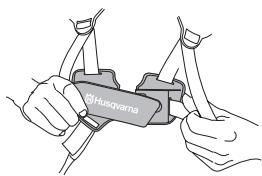 HUSQVARNA 240 F - Adjusting the harness - 4