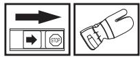 HUSQVARNA 240 F - Fitting a blade guard, grass blade and grass cutter - 1