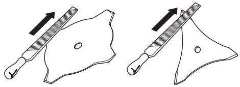 HUSQVARNA 240 F - Sharpening grass cutters and grass blades - 2