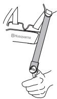 HUSQVARNA 250 R - Adjusting the harness - 3