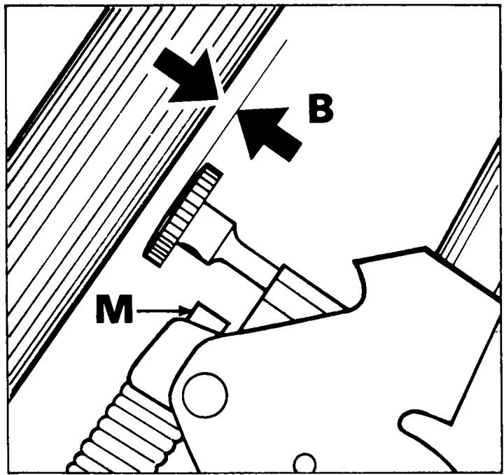 HUSQVARNA 266 - Adjusting the release power - 1