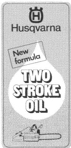 HUSQVARNA 266 - Fuel and oil - 1