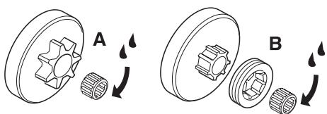 HUSQVARNA 3120 XP - Needle bearing lubrication - 2