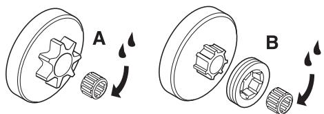 HUSQVARNA 3120 XP - Needle bearing lubrication - 2