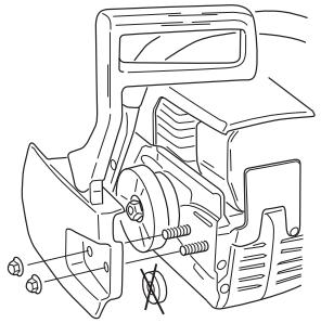 HUSQVARNA 3120 XP - Fitting the bar and chain - 4