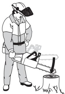 HUSQVARNA 3120 XP - Checking the inertia brake release - 2
