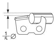 HUSQVARNA 3120 XP - General information on sharpening cutting teeth - 7