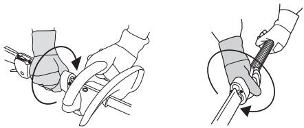 HUSQVARNA 325 HE3 X - Ändern des Winkels an der Heckenschere - 4
