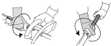 HUSQVARNA 325 HE3 X - Modification de l'angle du taille-haie - 2