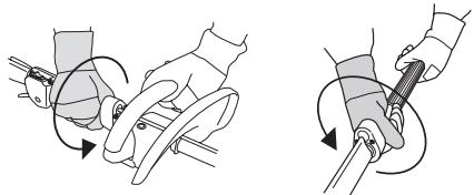 HUSQVARNA 325 HE3 X - Ändern des Winkels an der Heckenschere - 2
