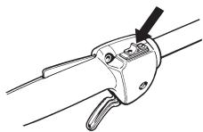 HUSQVARNA 325 HE3 X - Bouton d'arrêt - 1