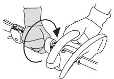 HUSQVARNA 325 HE3 X - Wijzigen van de hoek van de heggenschaar - 4