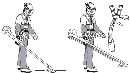 HUSQVARNA 335 FR - Répartition égale de la charge au niveau des épaules - 2