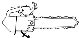 HUSQVARNA 338 XPT - Tensioning the chain - 4