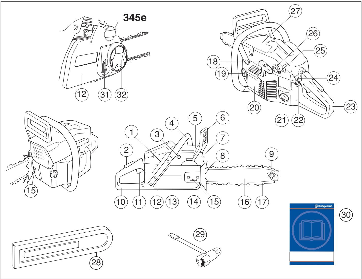 HUSQVARNA 340 E - Dear customer! - 1