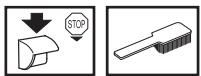 HUSQVARNA 340 E - Checking brake band wear - 1
