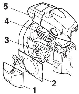 HUSQVARNA 340 E - Cooling system - 2