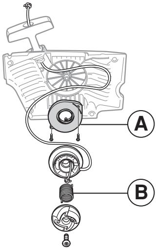 HUSQVARNA 340 E - Drive disc spring (B) - 1