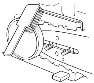 HUSQVARNA 340 E - Checking brake band wear - 2