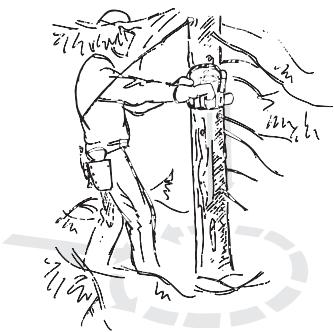 HUSQVARNA 340 E - Clearing the trunk and preparing your retreat - 1