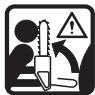 HUSQVARNA 345 E - Symbols on the machine: - 7