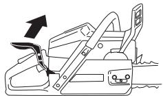 HUSQVARNA 345 E - Chain brake and front hand guard - 12