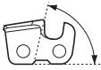 HUSQVARNA 345 E - Saw chain filing and file gauges - 2