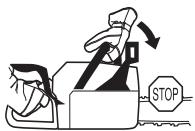 HUSQVARNA 345 E - STARTING AND STOPPING - 5