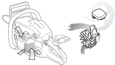 HUSQVARNA 345 E - "Air Injection" centrifugal cleaning - 1