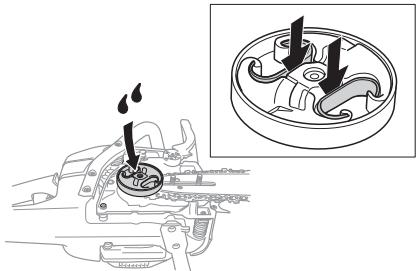 HUSQVARNA 345 E - Needle bearing lubrication - 2