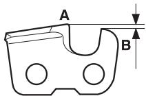 HUSQVARNA 345 E - General information on sharpening cutting teeth - 2