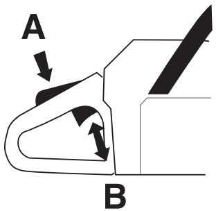 HUSQVARNA 353 - Blocage de l'accélération - 1