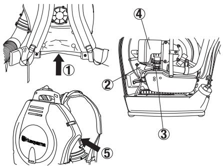 HUSQVARNA 356 BT X - Système de refroidissement - 2