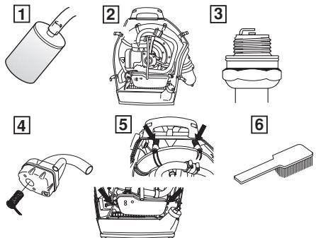 HUSQVARNA 356 BT X - Huilage du filtre à air - 5