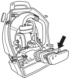HUSQVARNA 356 BT X - Luchtfilter schoonmaken - 3