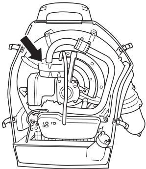 HUSQVARNA 356 BT X - Einstellung der Leerlaufdrehzahl - 2