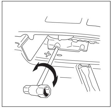 HUSQVARNA 371 XP - Adjustment of the oil pump - 2