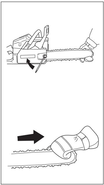 HUSQVARNA 371 XP - Mounting guide bar and chain - 8