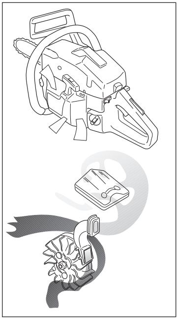 HUSQVARNA 371 XP - Centrifugal cleaning "Air Injection" - 1