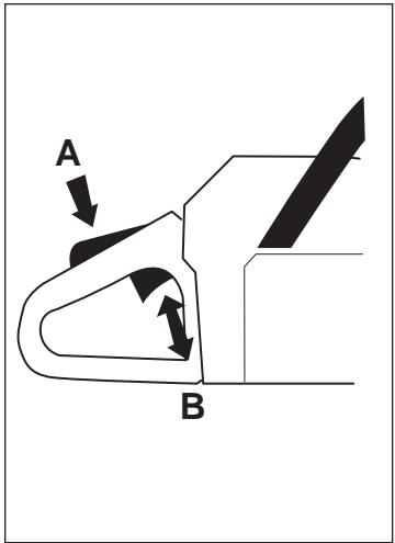 HUSQVARNA 371 XP - Throttle lock - 1