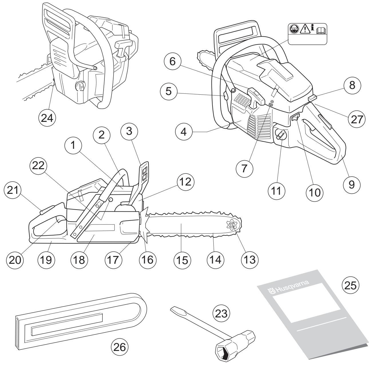 HUSQVARNA 371 XP - WHAT IS WHAT? - 1